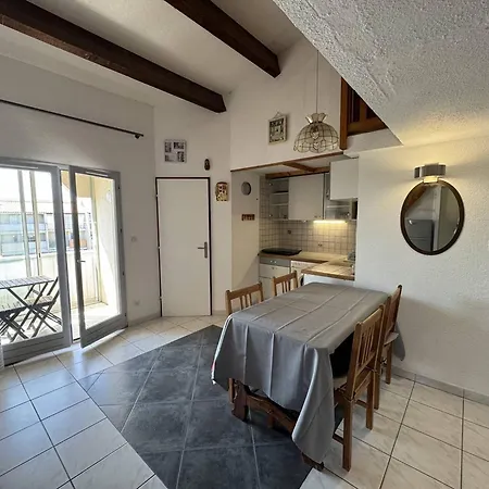 T2 Mezzanine Pres De La Avec Parking Au Cap D'agde - Fr-1-749-99 Daire